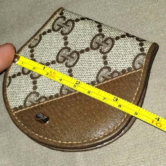 RARE VINTAGE GUCCI ACCESSORY COLLECTION COIN POUCH SNAP CLOSURE AUTHENTIC - Picture 14 of 14